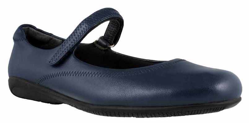JANE, NAVY CASHMERE LEATHER