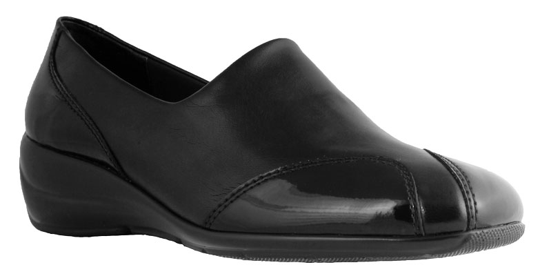 JOHANNA, BLACK STRETCH/PATENT JOHANNA, BLACK STRETCH/PATENT