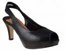 View: PLANET, YC-60 BLACK SNAKE PRINT / BLACK PATENT PU