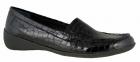 View: REGAN, BLACK CROC PATENT LEATHER