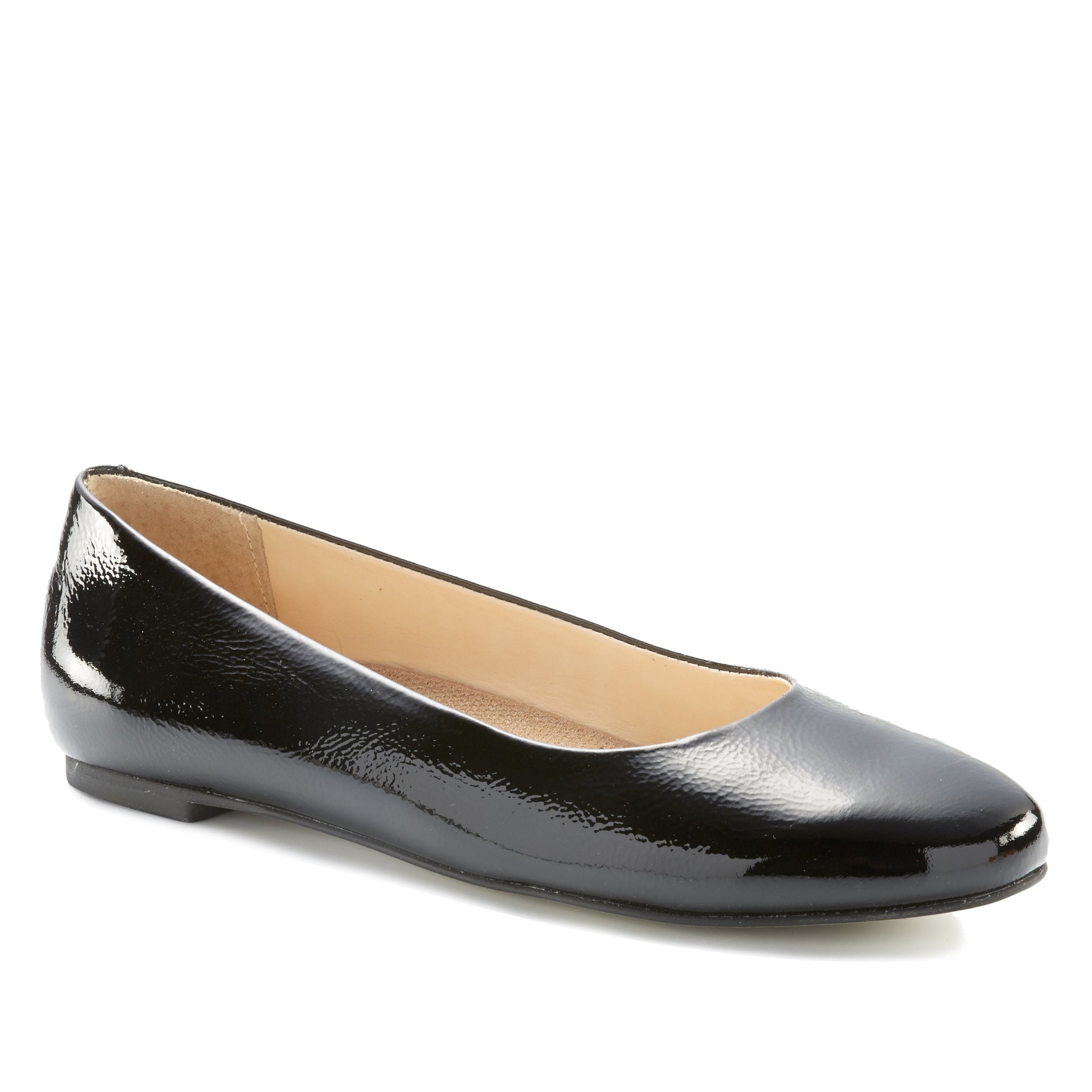 Bronwyn: Black Tumbled Patent Leather