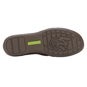 Camden Casual Slip-On: Brown Leather and Patent Lizard Print