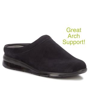 Dana Clog: Black Nubuck