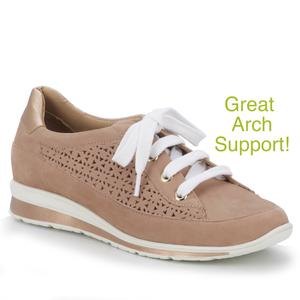 Destin Lace-up Sneaker in Petal Perfed Nubuck