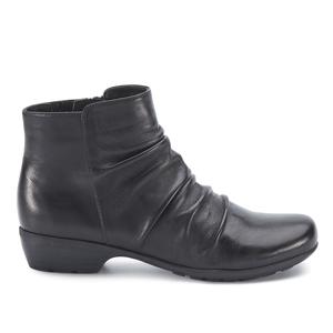 Esme Bootie: Black Nappa Leather