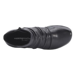 Esme Bootie: Black Nappa Leather