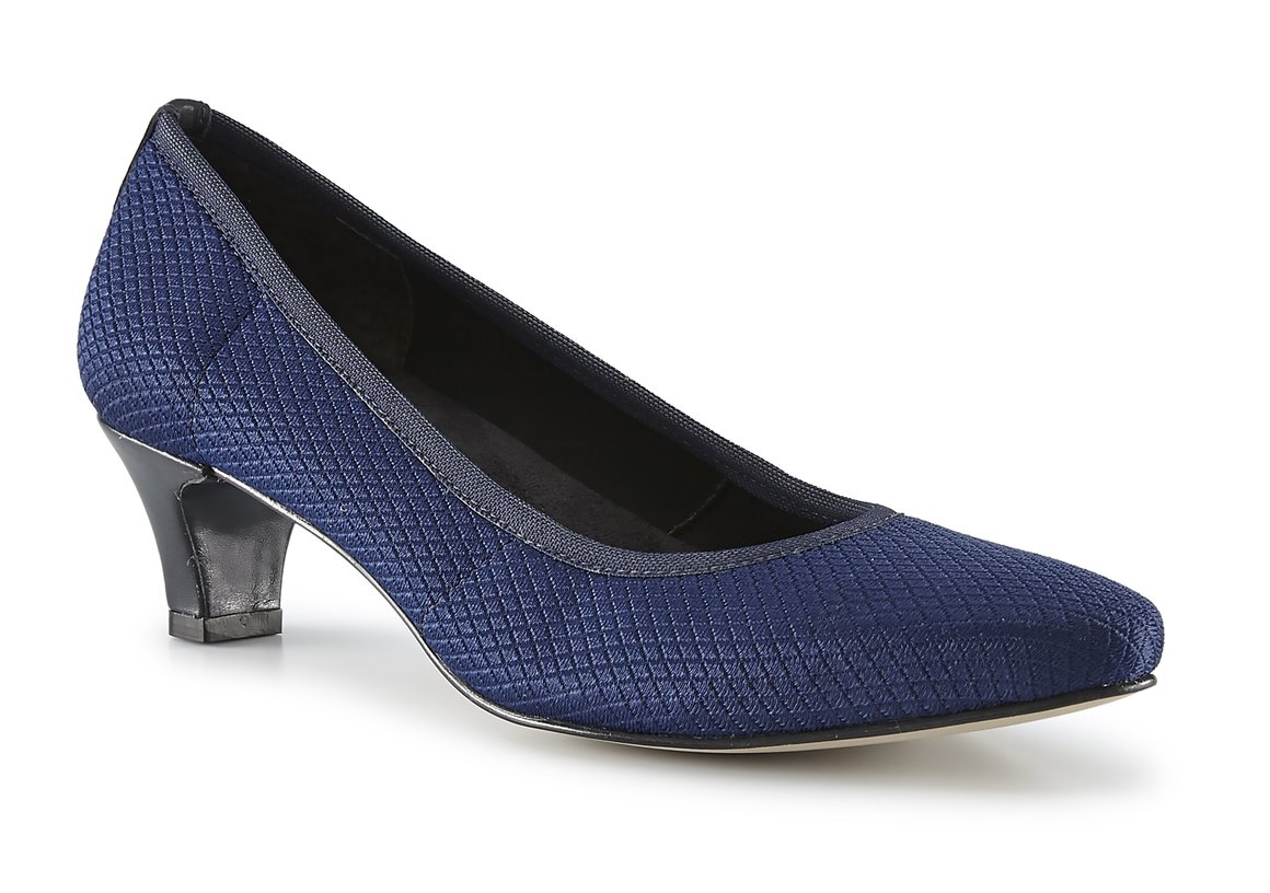 Izzy: Navy Textured Stretch Fabric