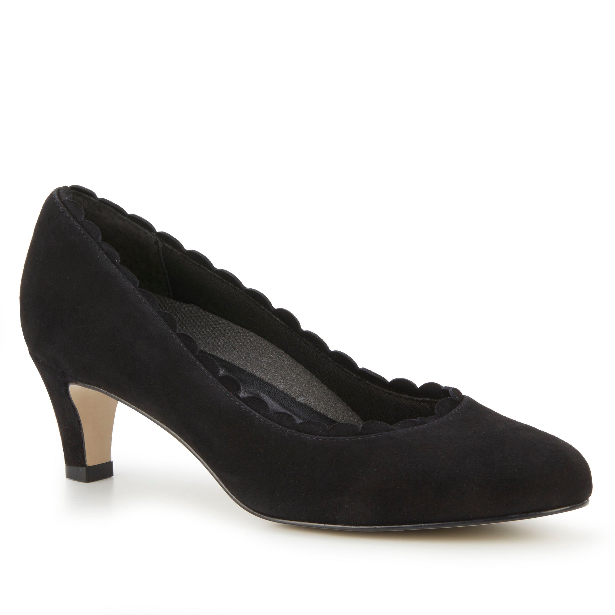 Janie Pump: Black Suede - ONLY 5 PAIRS LEFT!