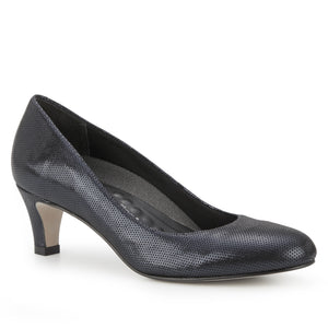 Joy Pump: Black Mirage Leather - ONLY 7 PAIRS LEFT!