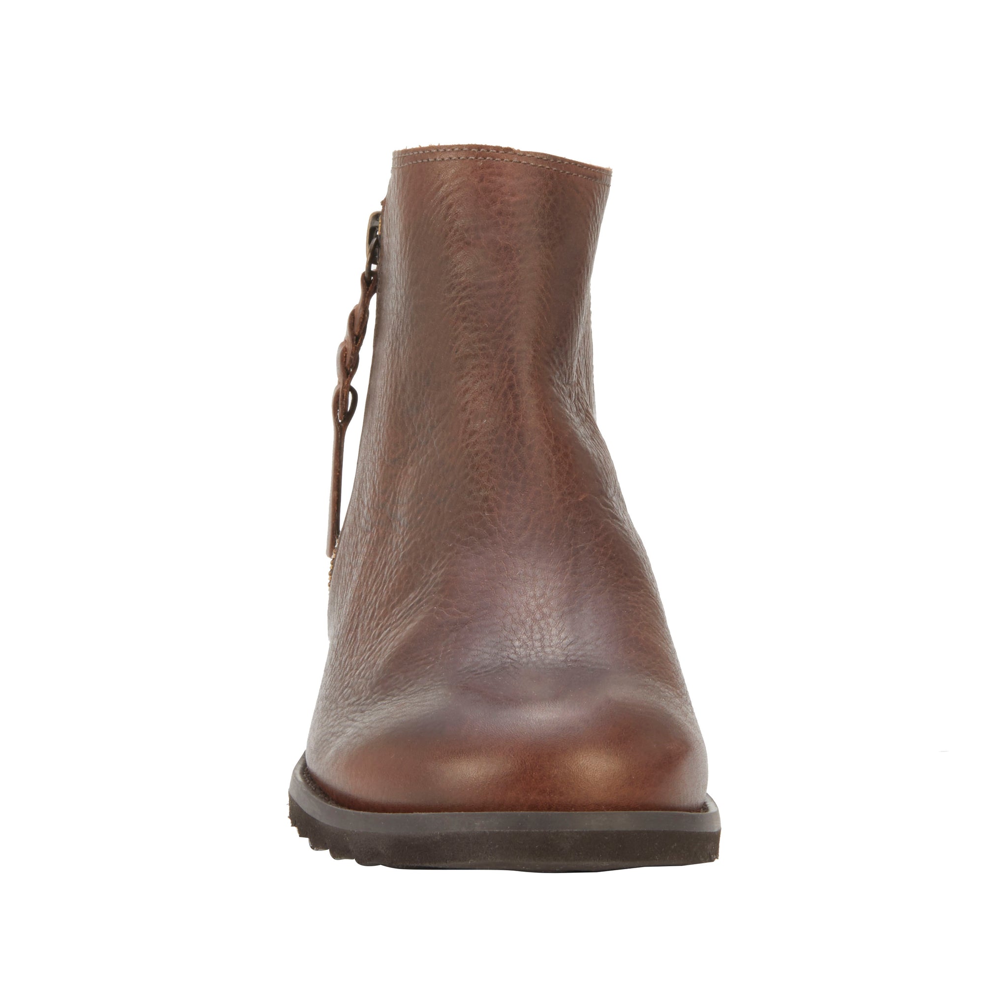 Kason: Brown Tumbled/Croco Print Leather NEW