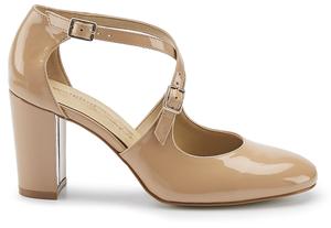 Mariah: Nude Patent Leather