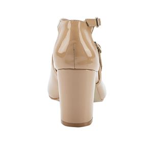 Mariah: Nude Patent Leather