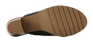 Nia: Black Accordion Leather LIMITED STOCK