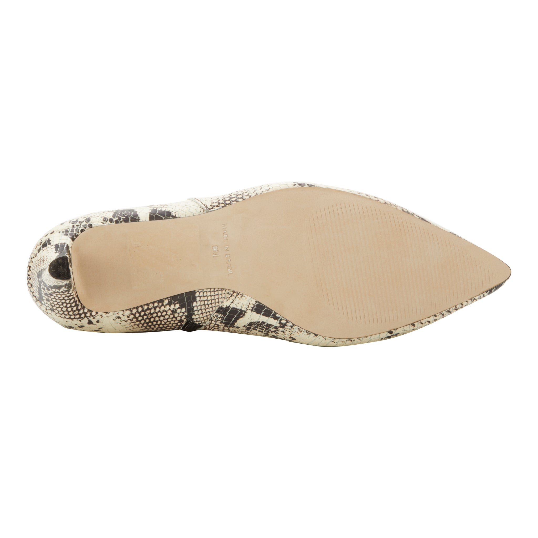 Women's Comfort Bootie- Shine in Black & Bone Snake Print BOUTIQUE COLLECTION 